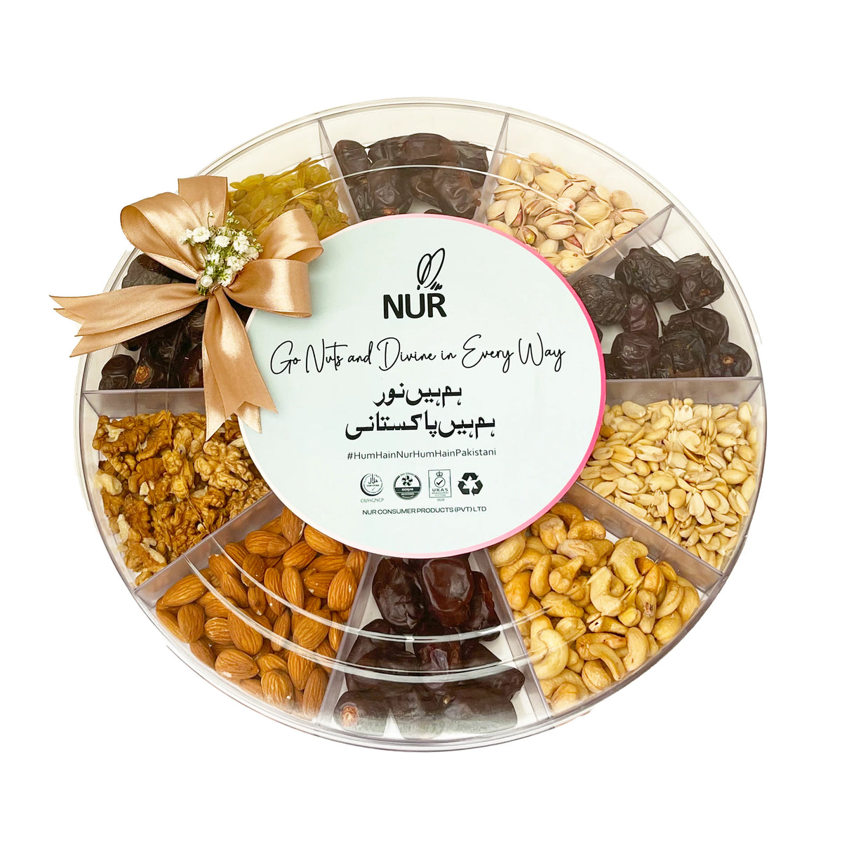 Large Dry Fruit Crystal Acrylic Box